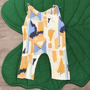 Young & Free Baby 0-3M Tie Shoulder Romper